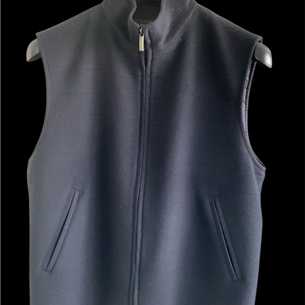 Men's Blue Sleeveless Jacket